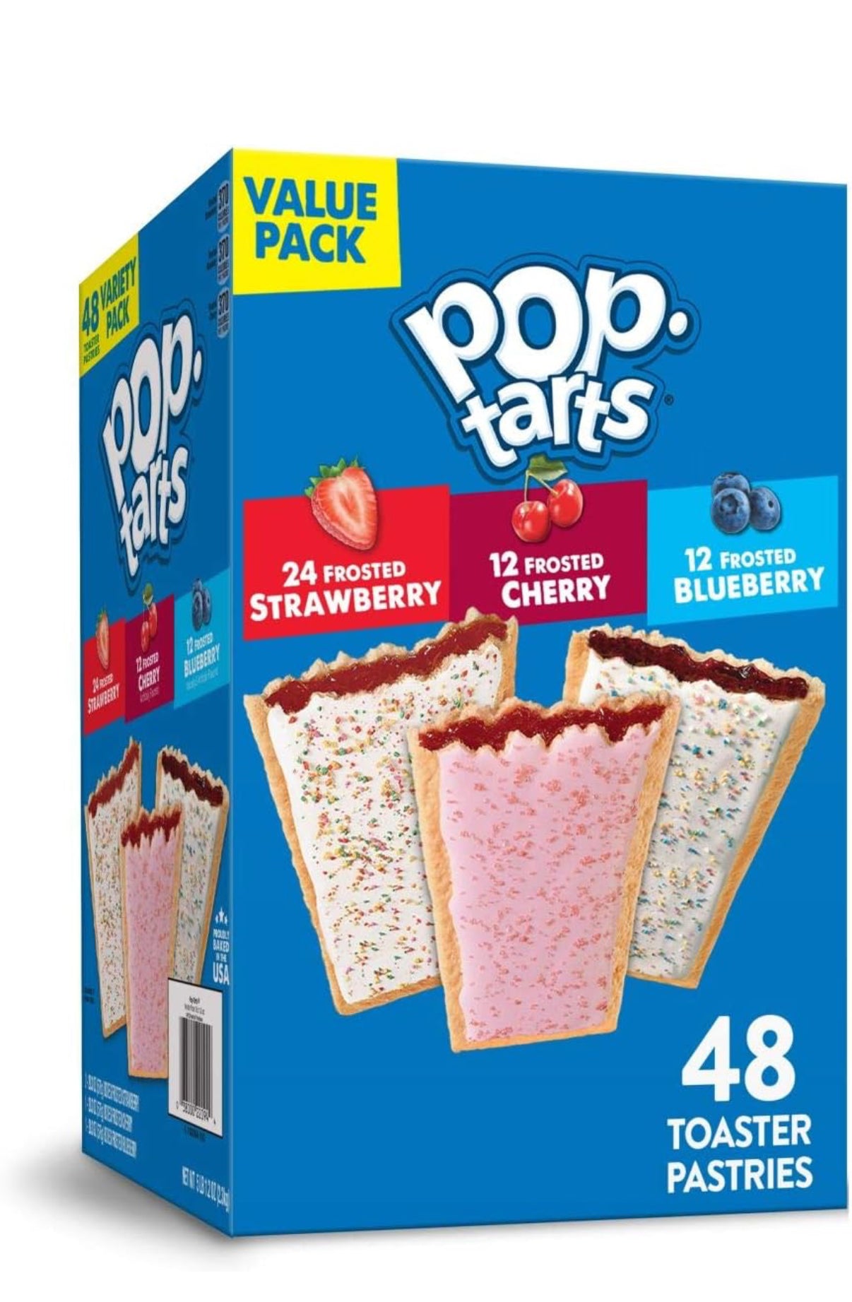 Pop-Tarts, Breakfast Toaster Pastries, Variety Pack, 48 Ct, 81.2 Oz