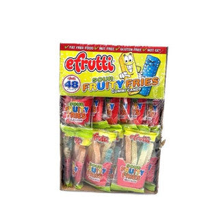 E-Frutti Gummi Sour Fruity Fries 48 ct