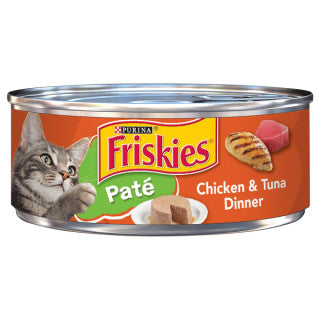 Friskies Pate Chicken and Tuna Can 24/5.5 oz