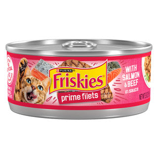 Friskies Salmon and Beef Can 24/5.5 oz