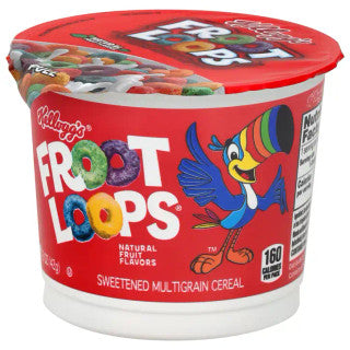 Kellogg's Froot Loops Cereal Cup 6 ct