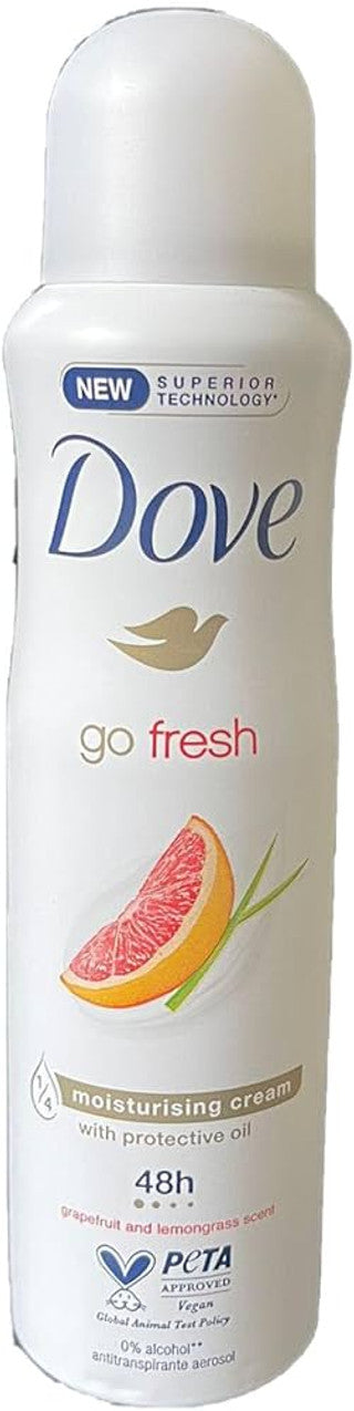 Dove Body Spray Grapefruit 6/150 mL