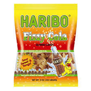 Haribo Peg Bag - Fizzy Cola 12/5 oz