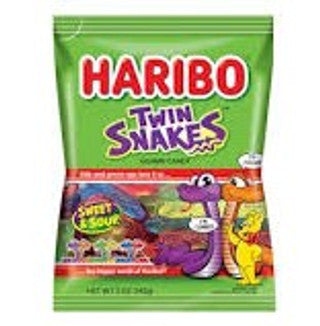 Haribo Peg Bag - Twin Snakes 12/5 oz