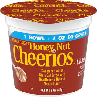General Mills Honey Nut Cheerios Cereal Cup 6 ct