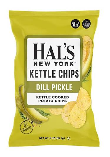 Hal’s Kettle Chips Dill Pickle 24/2oz