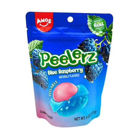 Peelerz - Peelable Gummy Blue Raspberry Flavor - 12/6oz