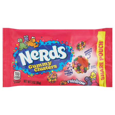 Nerds Gummy Clusters Share Size Rainbow 12/3 oz