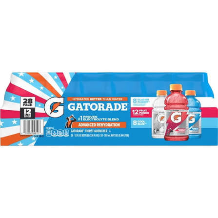 Gatorade Sports Drink Liberty Variety Pack 12oz/28ct