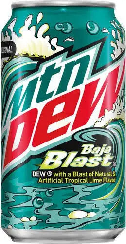 Mountain Dew Baja Blast Can 24/12 oz