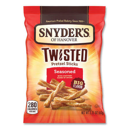 Snyder’s Pretzel Twisted Stick Seasoned 36/2.25oz