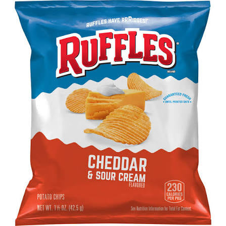 Ruffles Cheddar & Sour Cream 64/1.5oz LSS