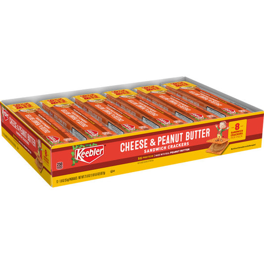 Keebler Sandwich Crackers PB & J 12 ct