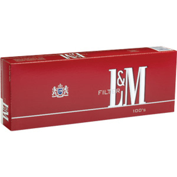 L & M Red 100's Box