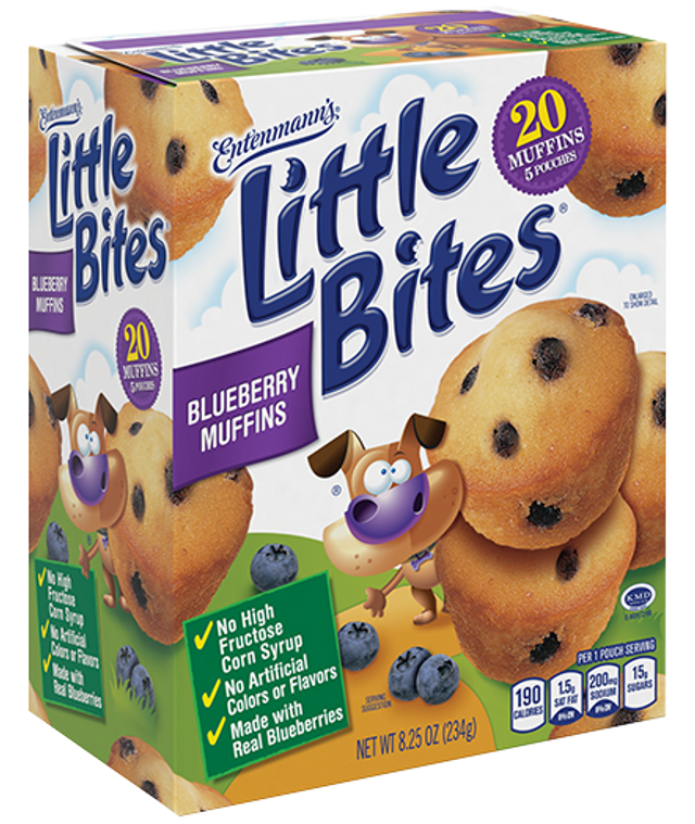 Entemann's Little Bites Blueberry Muffins 20 ct