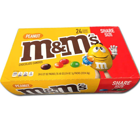 Peanut M&M's - King Size - 24ct