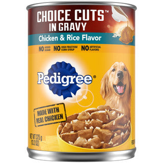 Pedigree Chopped Ground Dinner Chicken & Rice Dinner 12/13.2 oz
