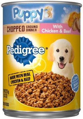 Pedigree Puppy Chicken & Beef Flavor 12/13.2 oz