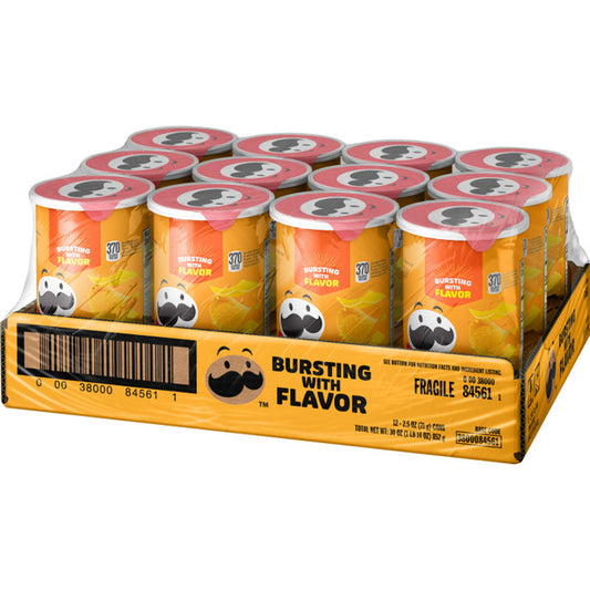 Pringles Chips Cheddar Cheese 12/2.5 oz