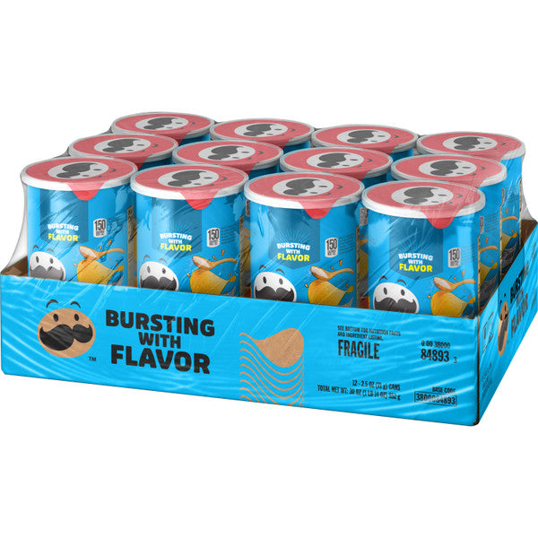 Pringles Chips Salt & Vinegar 12/2.5 oz