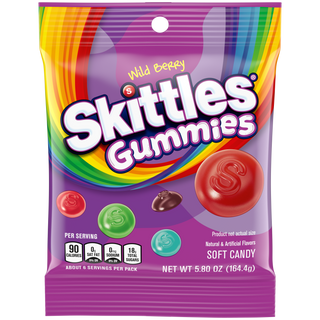 Skittles Peg Bag - Wild Berry Gummies 12/5.8 oz