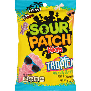 Sour Patch Kids Peg Bag - Tropical 12/3.6 oz