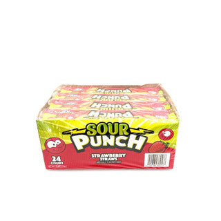 Sour Punch Strawberry 24 ct