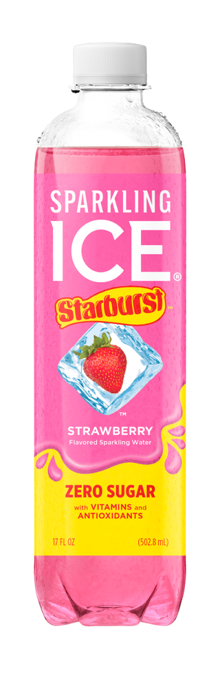 Sparkling Ice Pink Starburst 12/17 oz