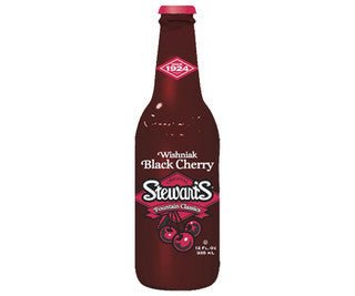 Stewart's Black Cherry Soda 24/12 oz