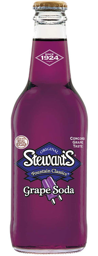Stewart's Grape Soda 24/12 oz