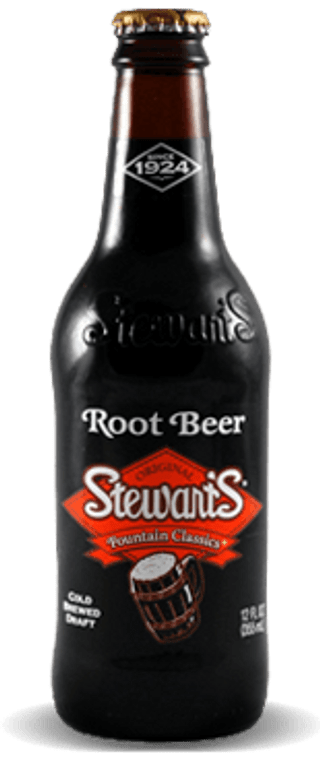 Stewart's Root Beer Soda 24/12 oz