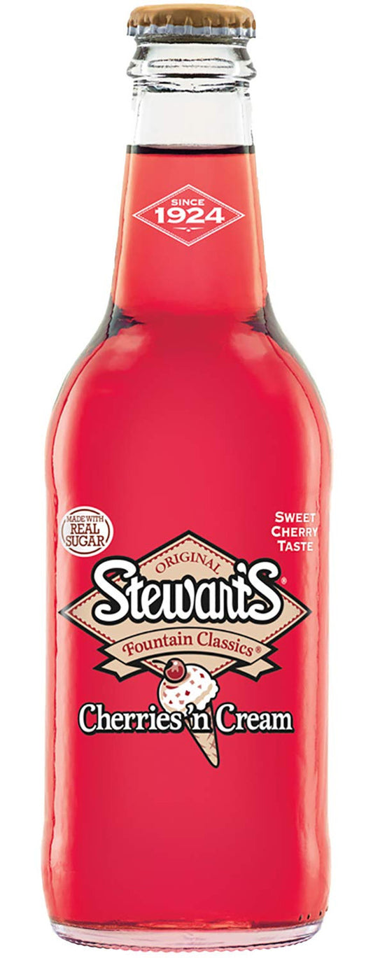 Stewart's Cherries n' Cream Soda 24/12 oz