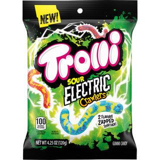 Trolli Peg Bag - Sour Electric Crawlers 12/4.25 oz