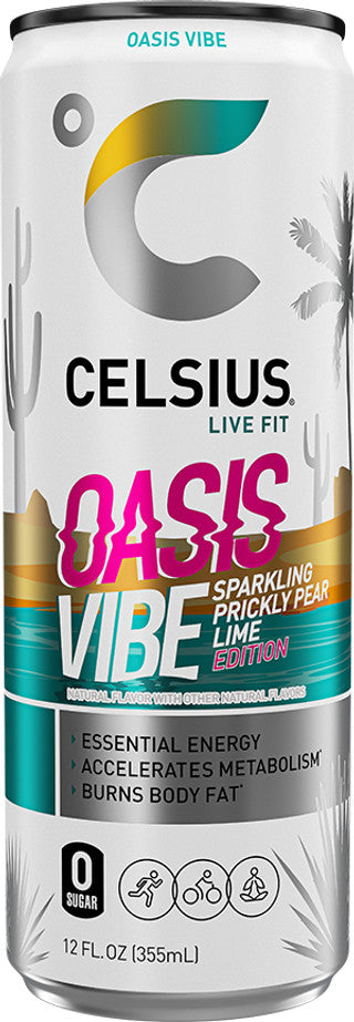 Celsius Oasis Vibe 12/12 oz